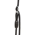 Trapeze Swing w. Metal Rings - Red (Black Rope) thumbnail
