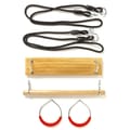 3-in-1 Swing, Trapeze & Gym Rings (Black Rope) thumbnail
