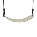 Soft Swing Seat 67x14 cm - Sage Green (Black Rope) thumbnail