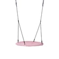 Sensory Saucer Swing Ø100 cm - Pink (Black Rope) thumbnail
