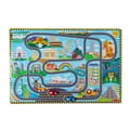 Floor Puzzle - Around the World w. 2 Cars, 48 pcs thumbnail