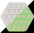 Fidget Popper - Glow-in-the-Dark Hexagon, 1 pc thumbnail