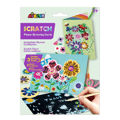 Scratch Art Greeting Cards - Flowers, 3 pcs thumbnail