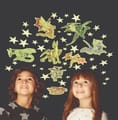 Glow in the Dark - Dragons and Stars, 43 pcs thumbnail