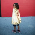 2-in-1 Reversible Cape Gold/Red, Size 5-6 yrs thumbnail