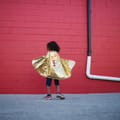 2-in-1 Reversible Cape Gold/Red, Size 5-6 yrs thumbnail