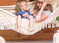 Kingsize Organic Cotton Hammock - Latte thumbnail
