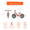 Balance Bike Charlie GLOW - Orange (18 m - 4 yrs) thumbnail