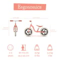 Balance Bike Charlie LUX - Coral (2-5 yrs) thumbnail