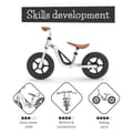 Balance Bike Charlie - Silver (18 mos - 4 yrs) thumbnail