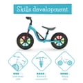 Balance Bike Charlie GLOW - Sky (18 mos - 4 yrs) thumbnail