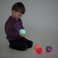 Sensory Flashing Bouncy Balls, 4 pcs thumbnail