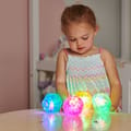 Sensory Flashing Bouncy Balls, 4 pcs thumbnail