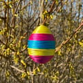 DIY Satin Cord Easter Eggs - Yellow/Pink/Turquoise thumbnail