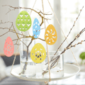 DIY Folded Paper Easter Eggs, 16 pcs thumbnail