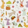 Stickers - Easter Bunnies, 1 Sheet thumbnail