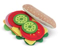 Play Food - Felt Sandwich Play Set, 33 pcs thumbnail