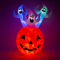 Inflatable Light-Up Halloween Pumpkin, 180 cm thumbnail