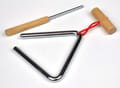 Percussion Triangle Deluxe with Wooden Handle thumbnail