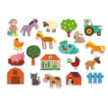 Wooden Magnets Set - Objects and Animals thumbnail