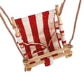 High-Back Baby Swing Seat, Wood and Canvas thumbnail