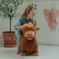 Bouncy Cow (Plush) - Light Brown thumbnail