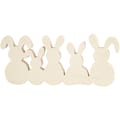Paint Your Own Wooden Easter Bunny Ornaments 30 cm thumbnail