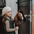 Cheval Roi Accs. - Bridle, Black/Pink Rhinestones thumbnail