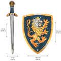 Knight Sword & Shield Set - Noble Knight (Blue) thumbnail