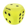 Giant Foam Dice 30 x 30 cm - Neon Yellow, 1 pc thumbnail