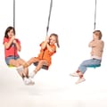 Disc Swing Ø28 cm - Dark Green (Beige Rope) thumbnail