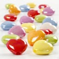 Plastic Beads 70 gr - Hearts thumbnail