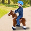 Ride-On Horse - Light Brown w. White Blaze, Medium thumbnail