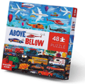 Puzzle - Above & Below Things That Go, 48 pcs thumbnail