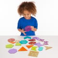 Rainbow Glitter Shapes, 21 pcs thumbnail