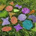 Rainbow Glitter Shapes, 21 pcs thumbnail