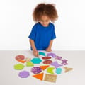 Rainbow Glitter Shapes, 21 pcs thumbnail