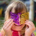 Rainbow Glitter Shapes, 21 pcs thumbnail