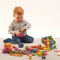 Montessori Rainbow Wooden Super Set, 84 pcs thumbnail