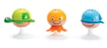 Rattle Set with Suction Cups - Sea Animals thumbnail