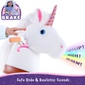 Ride-On Horse - Unicorn White, M/L thumbnail