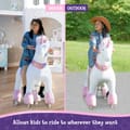 Ride-On Horse - Unicorn Pink, M/L thumbnail