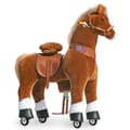 Ride-On Horse - Light Brown w. White Blaze, M/L thumbnail