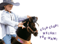 Ride-On Horse - Dark Brown w. White Blaze, Small thumbnail