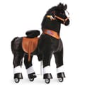 Ride-On Horse - Black w. White Blaze, M/L thumbnail