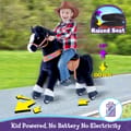Ride-On Horse - Black w. White Blaze, Medium thumbnail