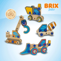 BRIX Junior - Construction Vehicles, 114 pcs thumbnail