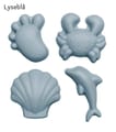 Silicone Sand Moulds - Nordic Colours, 4 pcs thumbnail