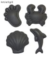 Silicone Sand Moulds - Nordic Colours, 4 pcs thumbnail