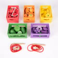 Wooden Sorting Crates - Fruits and Vegetables thumbnail